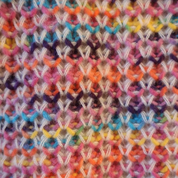 Women Shag Boutique Multi Color Knit Cardigan Sweater L* - Picture 7 of 7